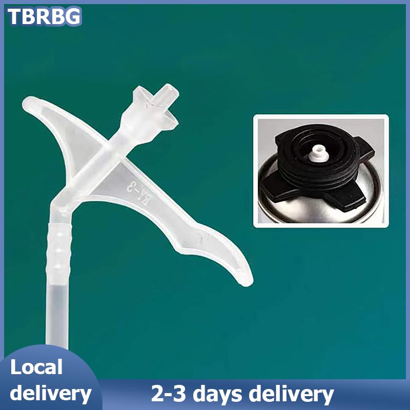 TBRBG Local Delivery 10pcs phun bọt ống vòi phun khoảng cách điền Polyurethane Bọt keo Súng kết nối ống thay thế DIY cách nhiệt ống bọt