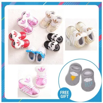 ┅▧◈ Adidas Hip Hop Series Toddler - Baby Boy Girl Low Cut Sport Shoes