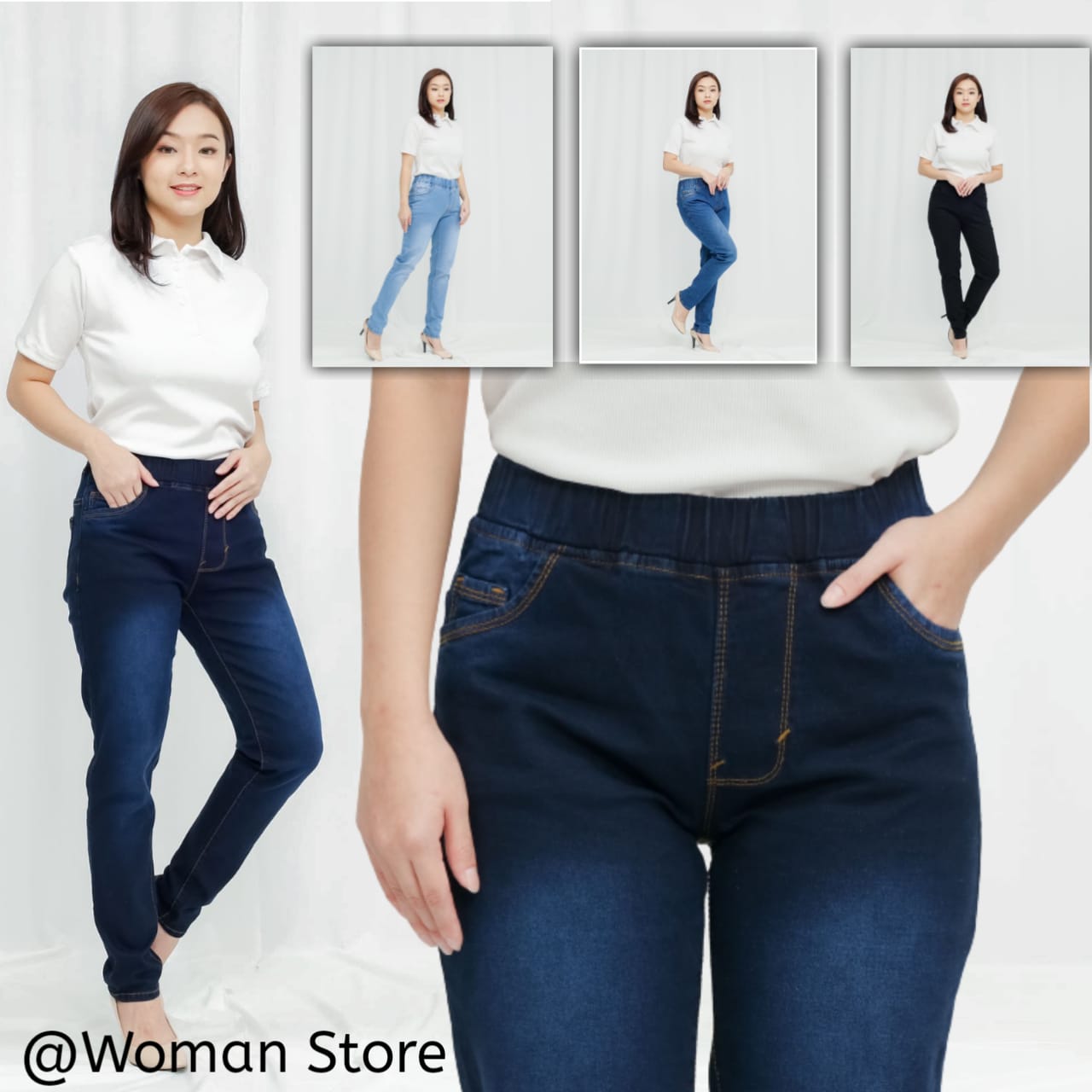 Jual Black Jeans Woman Terbaru - Apr 