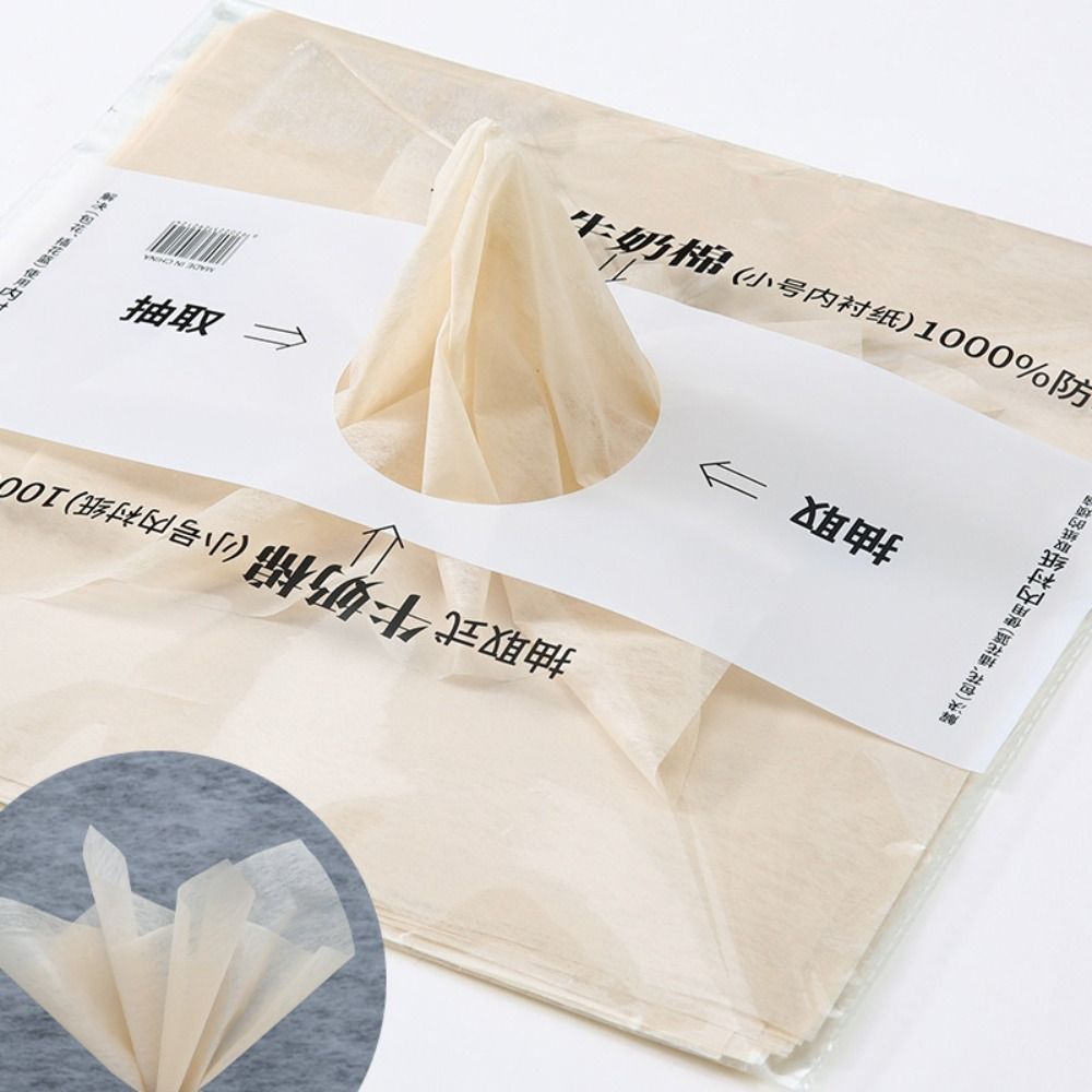 JUNGLEPIA 38Pcs Milk Cotton Flower Wrapping Paper Waterproof Wedding Bouquet Wrapping Material Portable High Quality Flower Packaging Paper