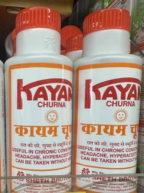 2 x sheth anh em kayam churna-100 GM Ayurveda miễn phí vận chuyển