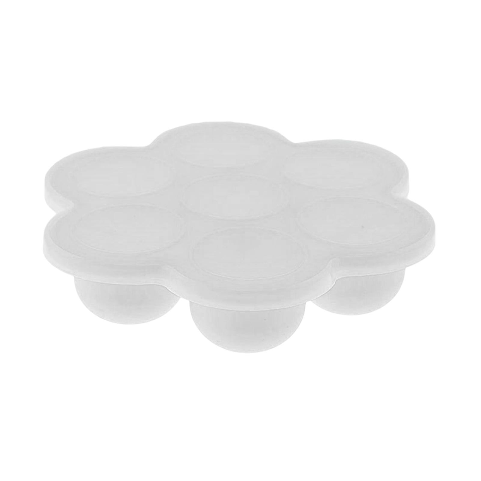 Freezer Storage Containers Food Storage Trays Silicone Food Freezer Tray with Lid 7-cavity – Leak-proof Breast Milk Ice Cube Fruit Puree Storage Container for Easy Freezing and Safe Food Storage