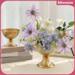 Bhuuno chậu hoa sắt quà tặng hoa khô bàn trung tâm trang trí trang trí cho nhà ngày lễ tình nhân lò sưởi tân gia kỳ nghỉ