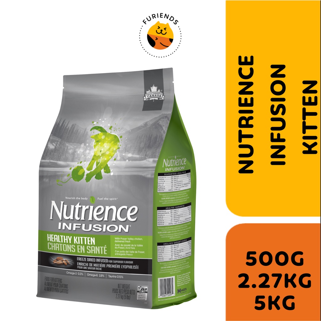 Thức ăn dạng hạt cho mèo con Nutrience Infusion Kitten - Furiends Official Store