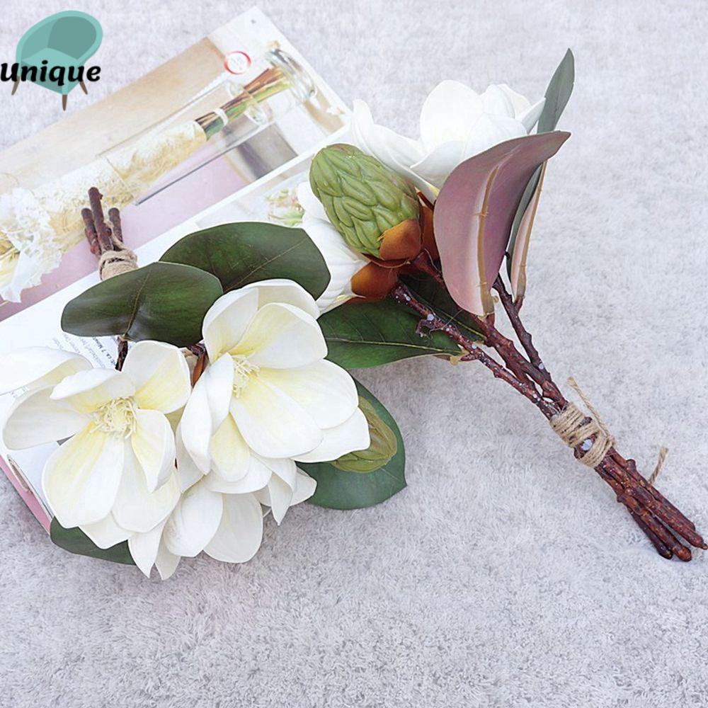 UNQCSA TỰ LÀM Lụa Nguồn Cung Cấp bên Bảng Sắp Xếp Đồ trang trí Trang trí Trang Trí Nội Thất Nhân Tạo Hoa Phong Lan giả Nhân tạo Mộc Lan Hoa giả