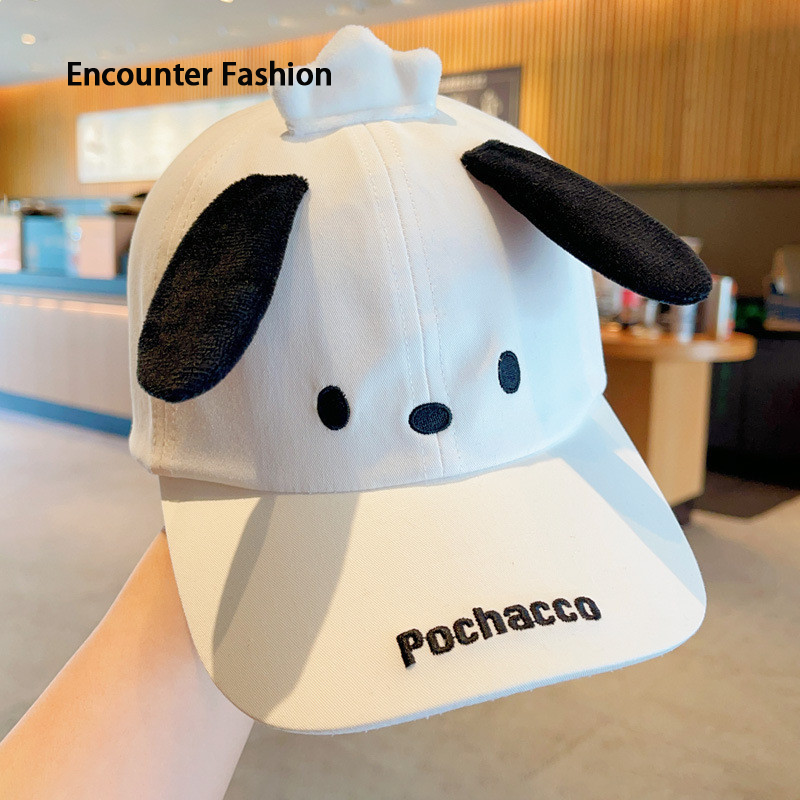 VOCKOO Miss Sanrio Kuromi HelloKitty Cinnamon Cartoon Cute Children's Baseball Hat Top Hat Sun Cap and Sun Cap ราคา 97 บาท*ส่งฟรี