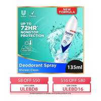Rexona Women Shower Clean Anti-Perspirant Deodorant Spray