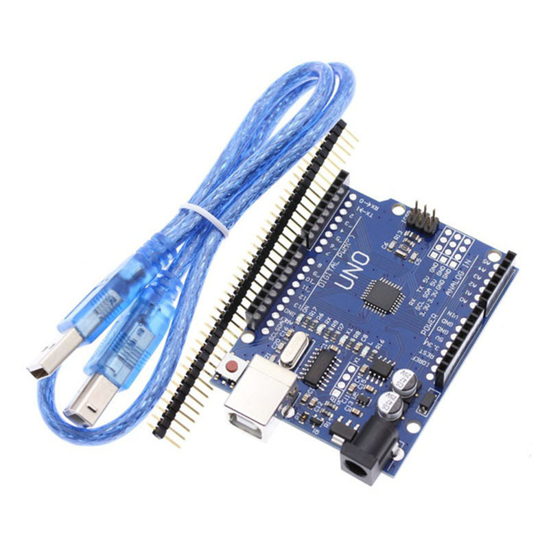 1pcs uno r3 ch340g + mega328p chip 16mhz cho uno arduino với cáp usb r3 bảng mạch phát triển