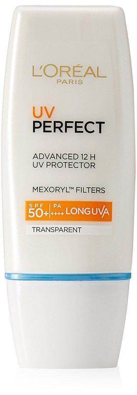 Buy LOreal Paris UV perfect Advanced 12H UV protector, Transparent, 30 ML Singapore