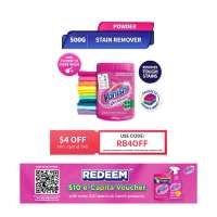 Vanish Stain Remover Pink Oxi Action Detergent Powder 500G