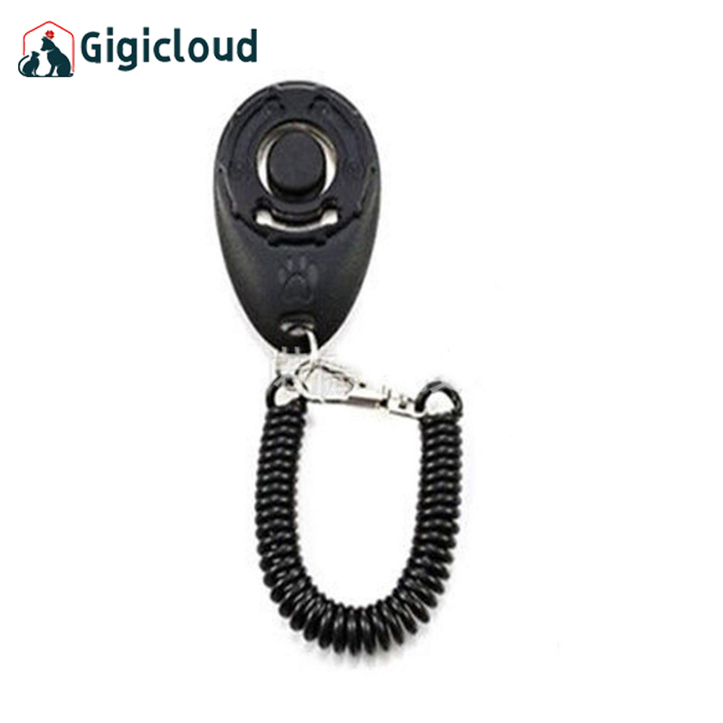 Gigicloud Trọng Lượng Nhẹ nút bấm huấn luyện chó Với có dây đeo cổ tay