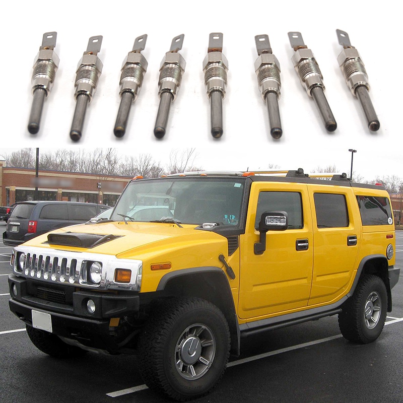 8Pcs Glow Plugs 203-G60G 12563554 for 82-02 Chevrolet GMC Hummer 6.2L 6.5L Fuel Oil