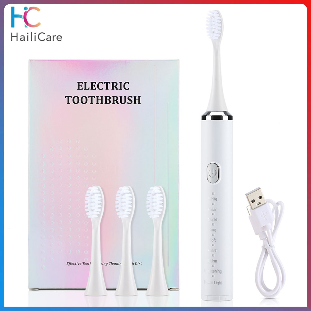 Hailicare Sonic Electric Toothbrush Portable Household Rechargeable
