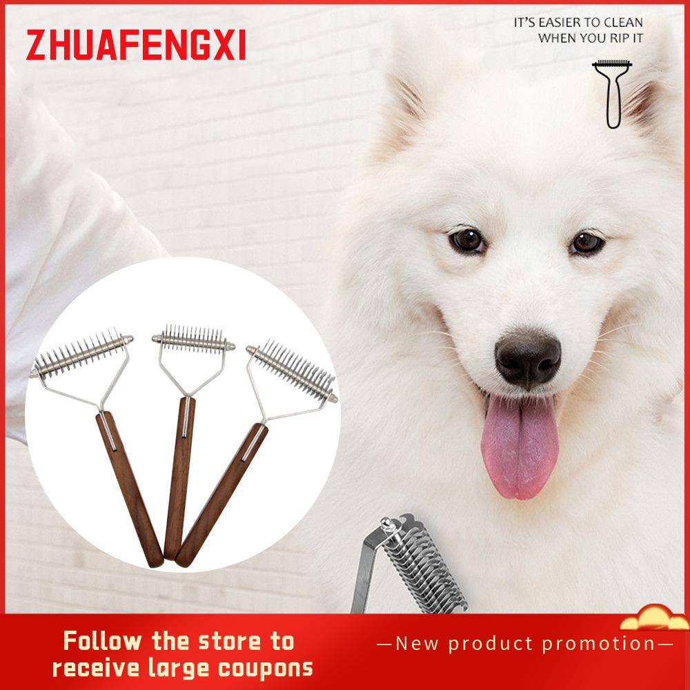 ZHUAFENGXI Dust Removal Pet Supplies Fur Cleaner Effective Wooden Dog
