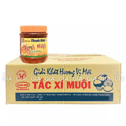 [THÙNG 12 HŨ] Tắc xí muội Thanh Bình hũ 900g - tắc xí muội giải khát