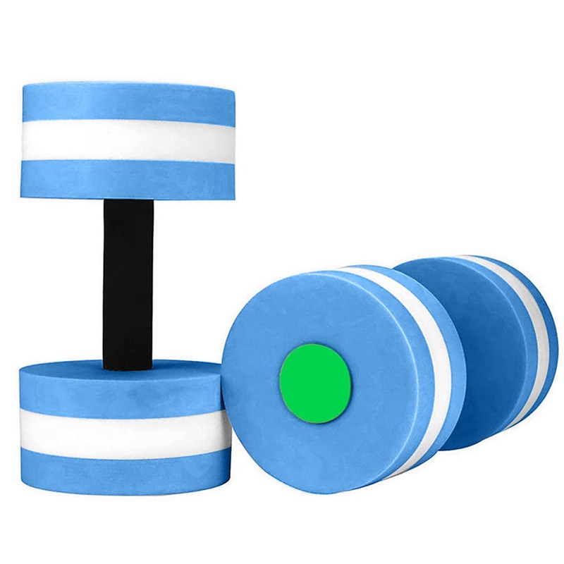 High Density Eva Foam Dumbbells, Water Weights, Water Aerobics, Spa, Pool Fitness, Dumbbells Pair