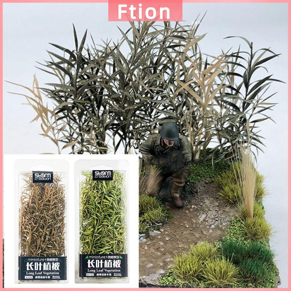 FTION 1 Box Quà Tặng Khu Vườn Cổ Tích Phong cảnh đường sắt Thảm thực vật bàn cát Cụm cỏ lá dài Tiểu cảnh Lưỡi gà thu nhỏ