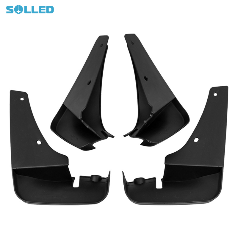 4PCS Mud Flaps For Car Front And Rear Wheel, No Drilling Mudguards Mudflaps Kits, Body Protection Fender Flares Kit, Compatible For Probox 2002