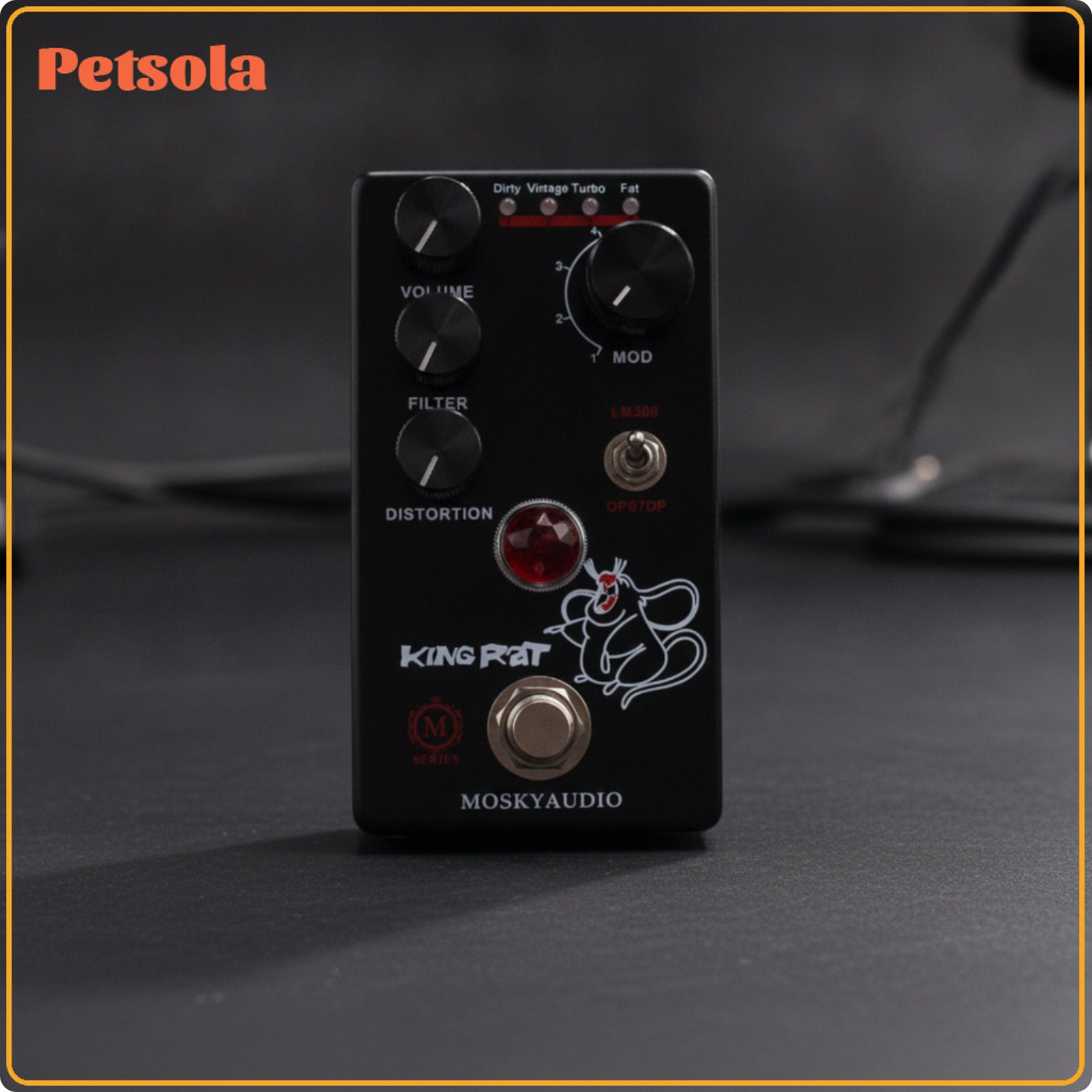petsola High Gain Guitar Fuzz Pedal Vintage Distortion Pedal Metal Classic for Bassists, Pedalboard, Recording ราคา 5,209 บาท*ส่งฟรี