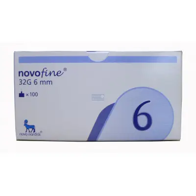 Novofine Insulin Needles - 6mm (32G) 100's - 1 Box