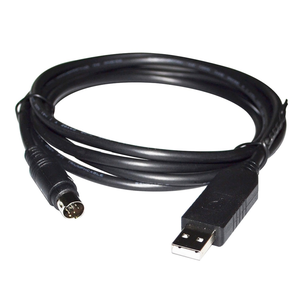 Usb để mini din md8 8-pin đầu tròn rockwell ab plc 1761-cpl-pm02 cáp lập trình