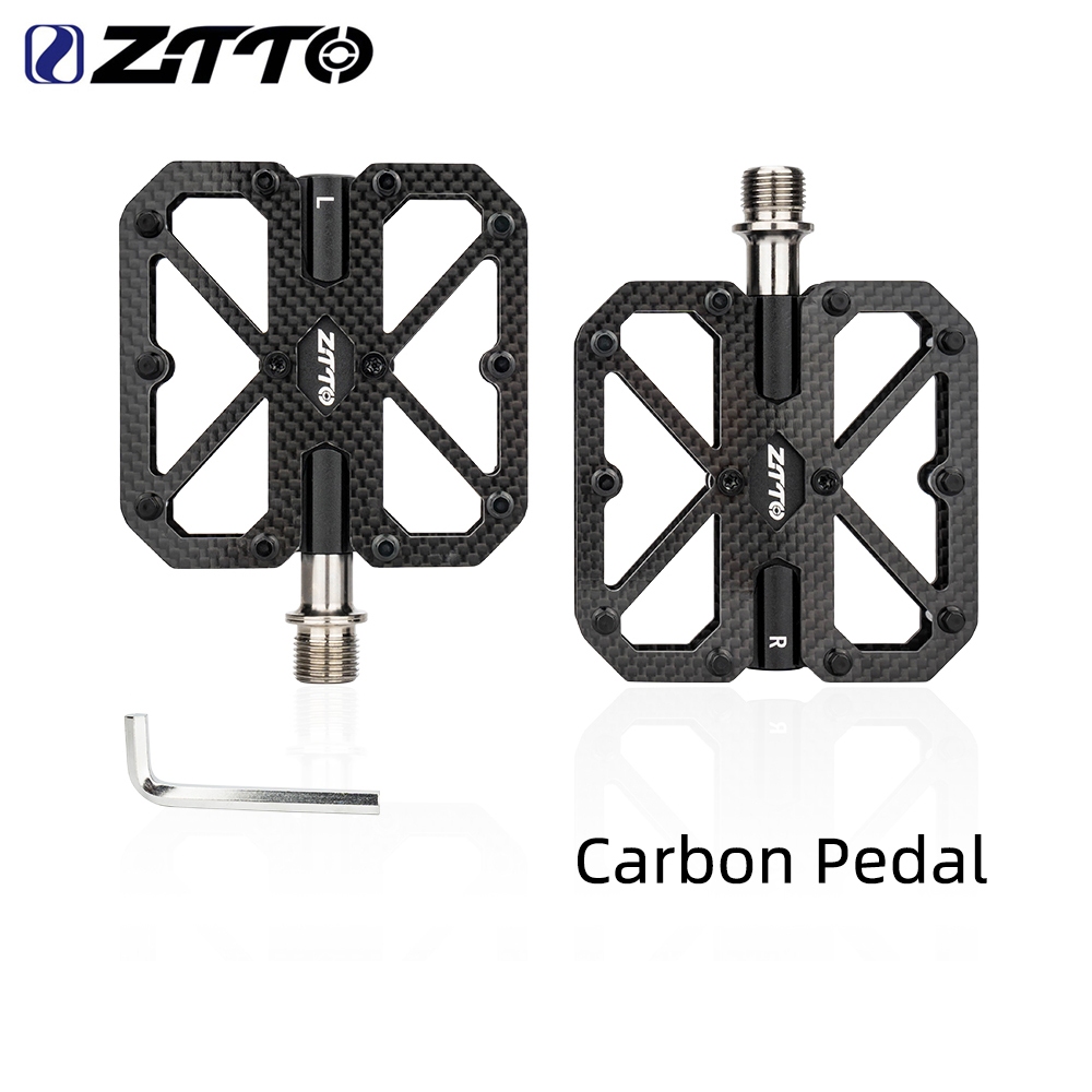 ZTTO คาร์บอนเหยียบ 257B 3Bearings เหยียบแสงไทเทเนียมเพลาแบนเหยียบ - ยี่ห้อ ZTTO ราคา 2,294 บาท*ส่งฟรี