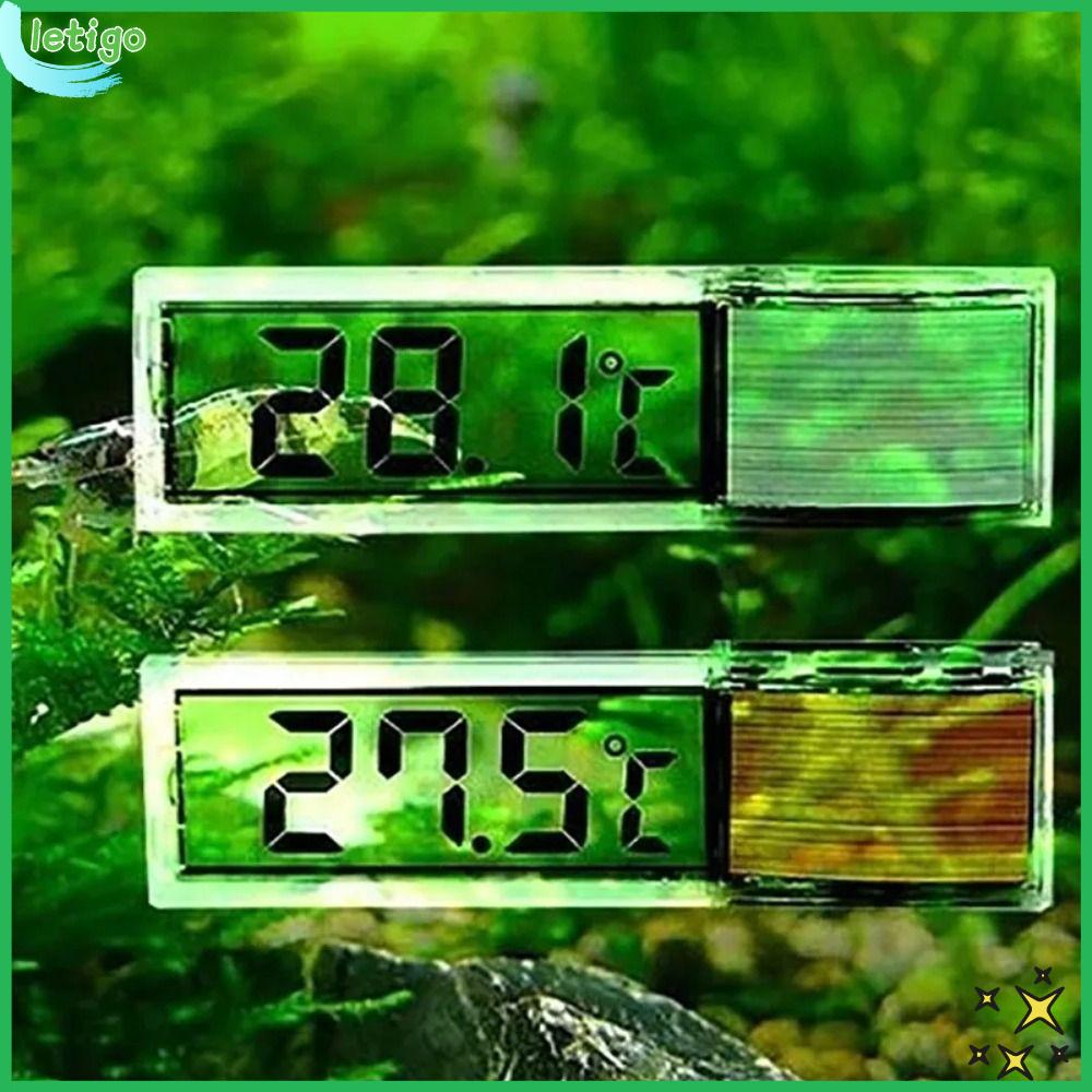 LETIGO Bể cá Đồng hồ đo nhiệt độ nước điện tử Mini Di động Nhiệt kế bể cá  Đo lường kỹ thuật số Phụ kiện kiểm soát nhiệt độ