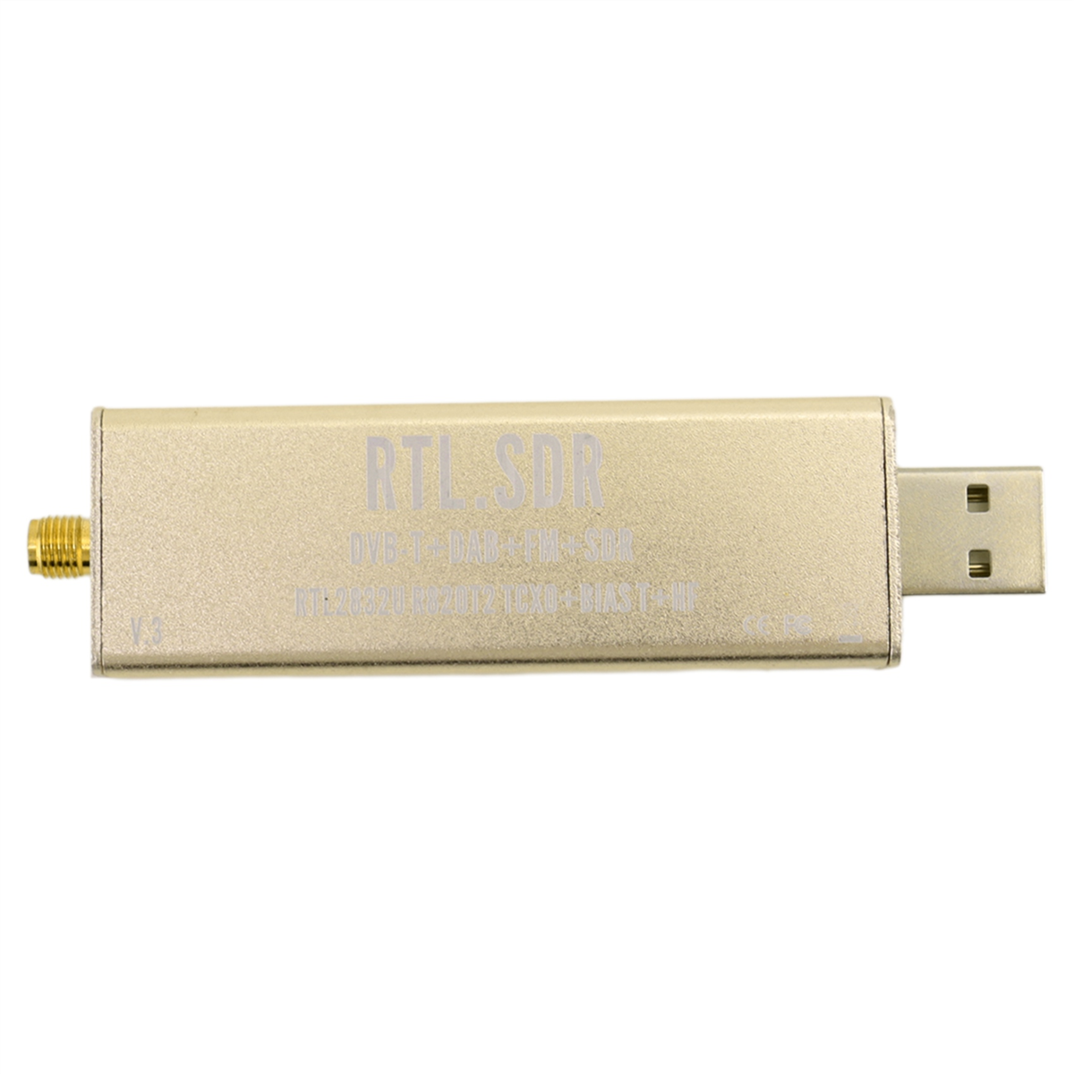 【Special Promotion】 Sdr V3 Pro Rtl2832 Rtl2832u R820t2 Sdr Rtl For 100khz-1.7ghz Uhf Vhf Hf Am Fm