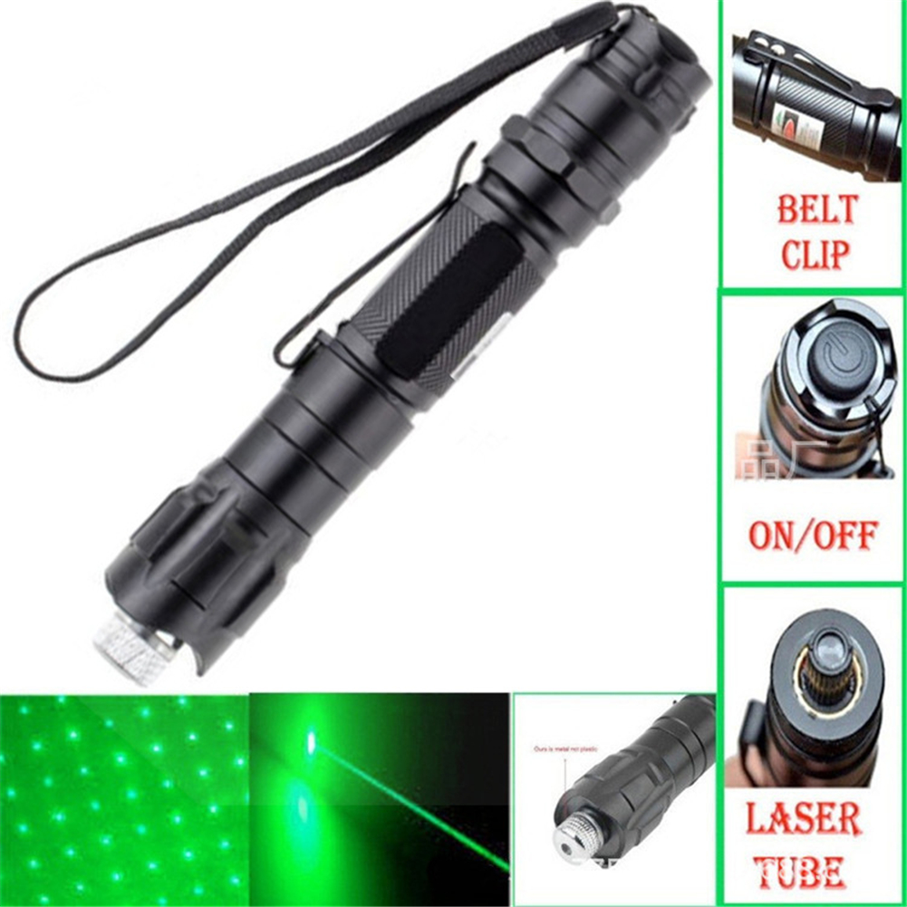 Pcyc Powerful Green Laser Pointer Green Advanced Laser Technology High-power Laser Sight With Lamp Holder 18650 Battery Charger Laser