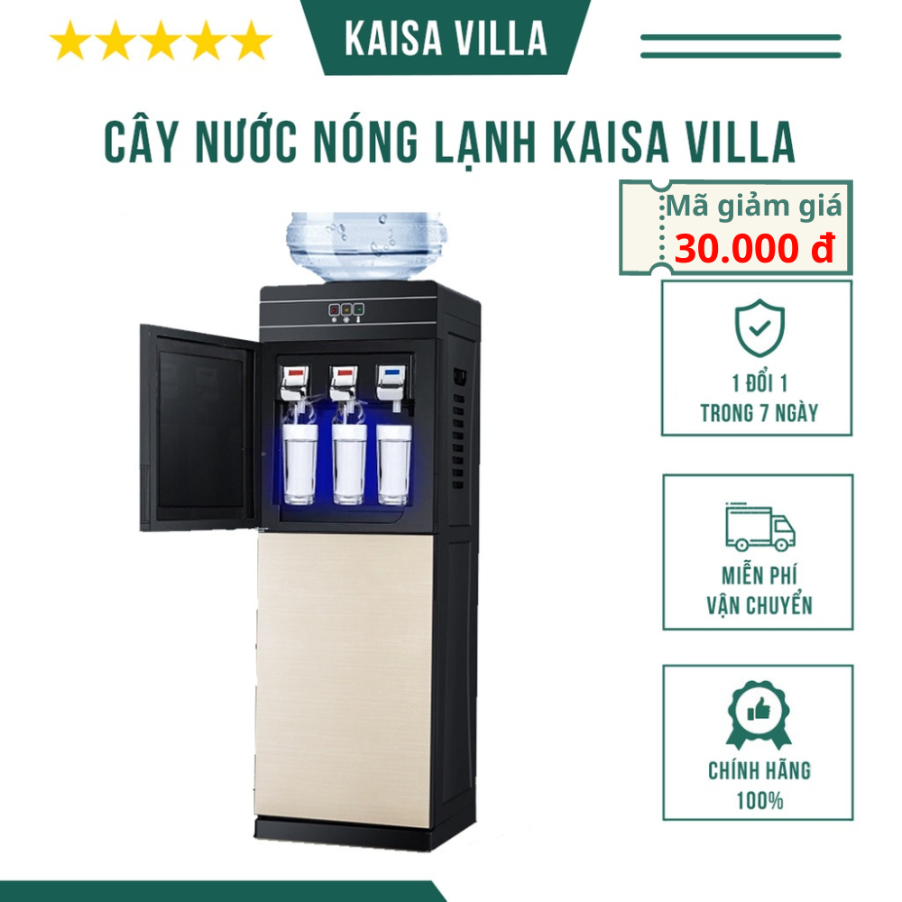 Cây nước nóng lạnh 3 chế độ Kaisa Villa JD-8017, máy lọc nước nóng lạnh phù hợp cho gia đình văn phòng bảo hành 12 tháng