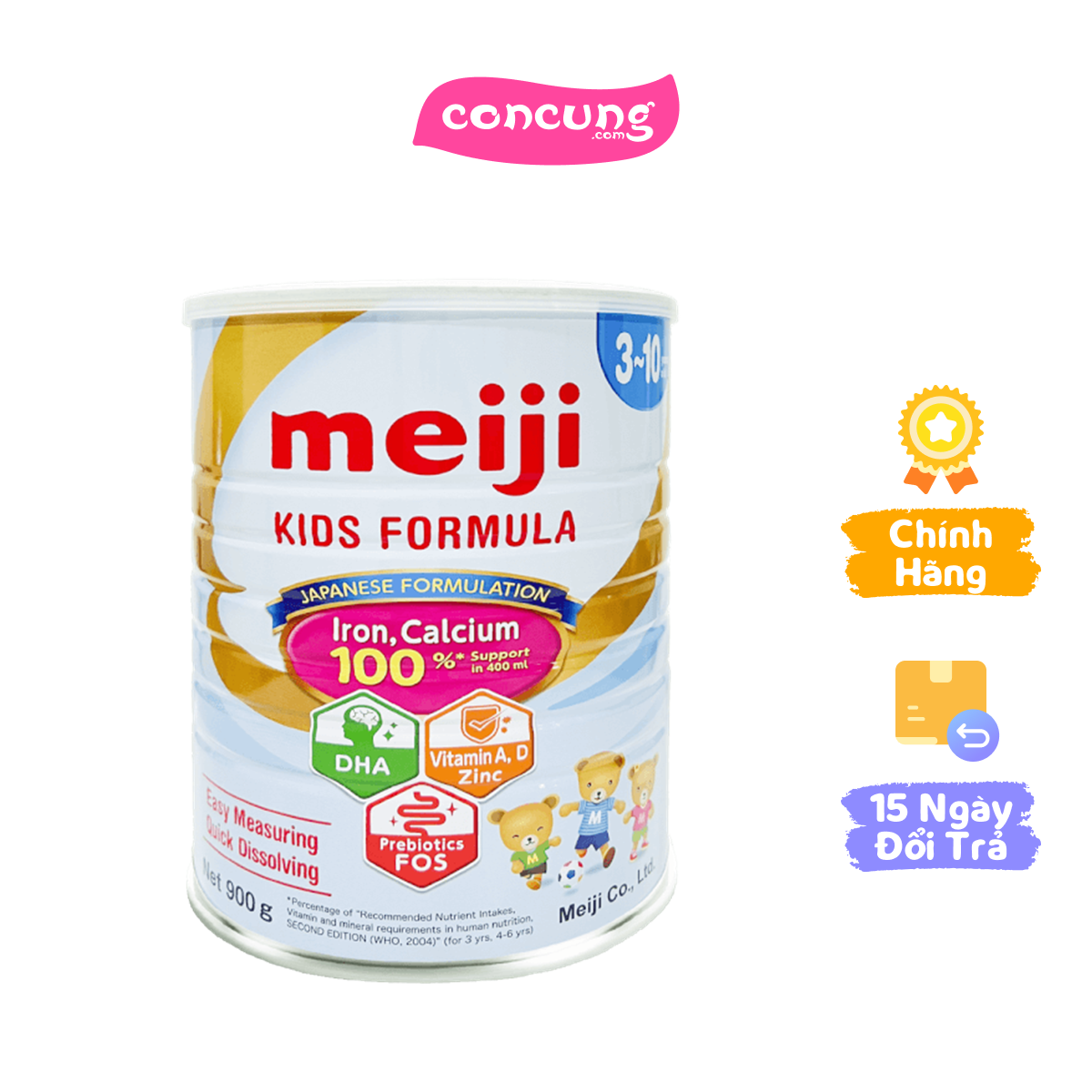 Thực phẩm bổ sung Meiji Kids Formula 900g