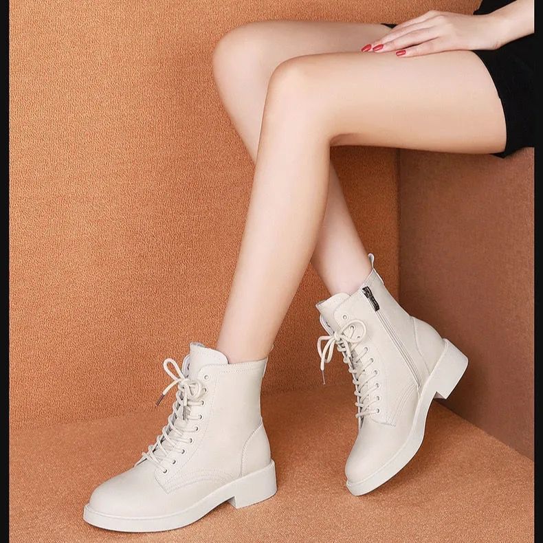 Women s Autumn and Winter New Martin Boots Fashion Breathable Short Boots