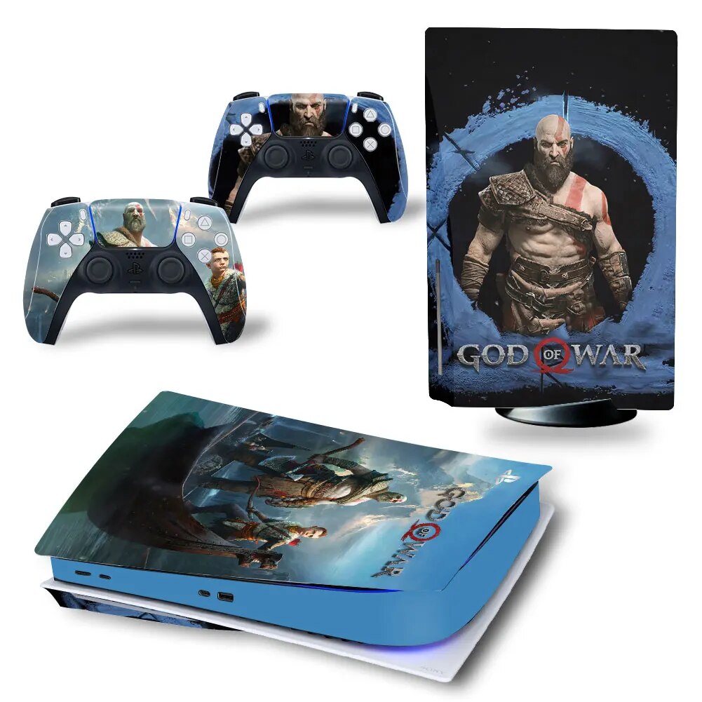 【Must-have】 War Game Ps5 Skin Sticker Vinyl Ps5 Disk Version Skin Sticker Decal Cover For Ps5 Console And Controllers