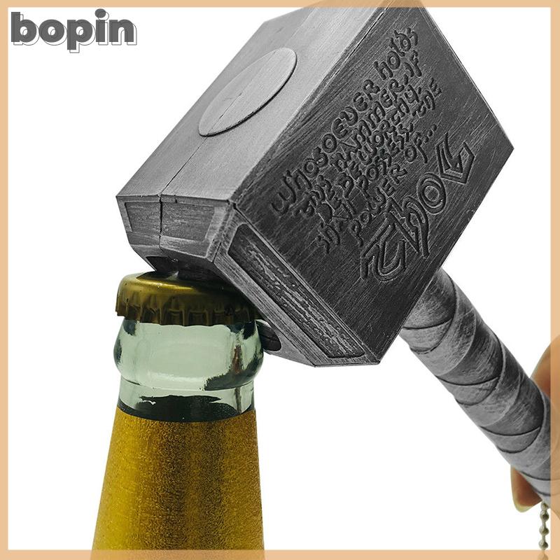 Bopin 1 cái dụng cụ mở chai bia búa đóng chai tay cầm bia hình Thor dụng cụ mở chai bia