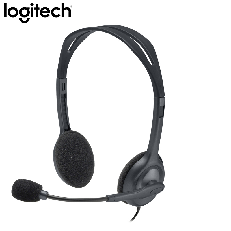 Logitech H111 H110 Multi-device Stereo Headphone with Single Double 3.5mm Jack Plug Singapore