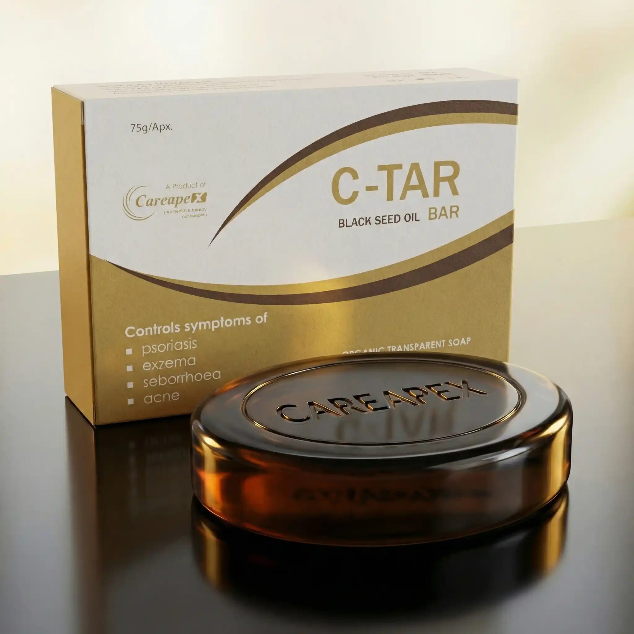C-Tar Black Seed Oil Bar | Facial Cleansing Care | 75g