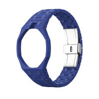 Ceramic Modification Kit For Swatch X AP Royal POP Biomaterials Watch Case Strap Pocket Changer To Wristwatch