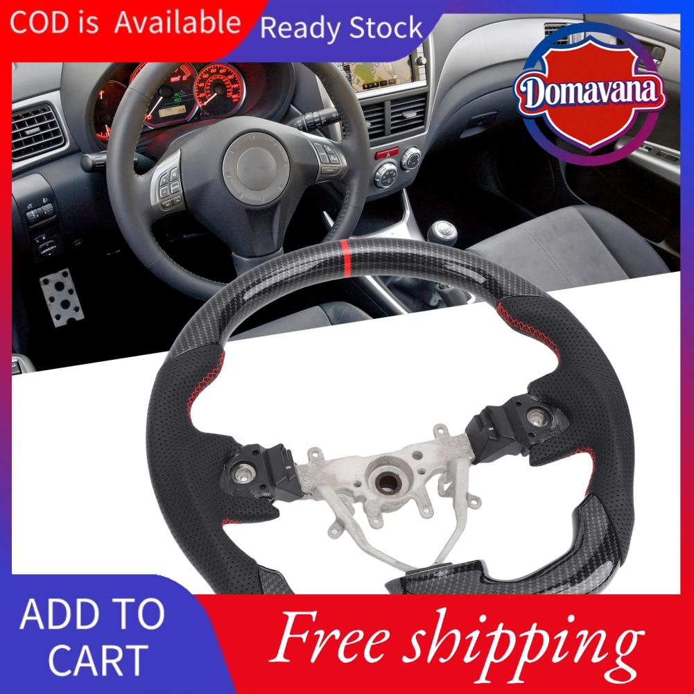 Domavana Aramox Hydro Dip Sợi Carbon Tay Lái Phong Cách Da Đục Lỗ Thiết Kế Đáy Phẳng Cho Impreza 2008-2014 Giá 5,537,000 Đồng*Miễn phí vận chuyển