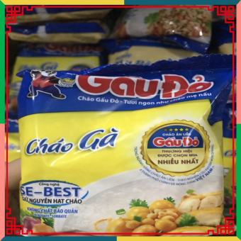 HOT LIKE 1 GÓI CHÁO ĂN LIỀN GẤU ĐỎ 50G