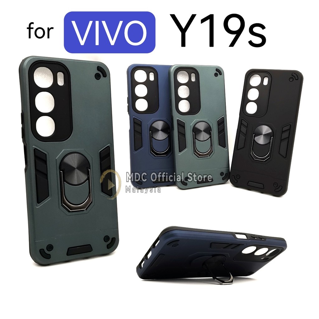 Custodia Portafoglio SEAHAI In Pelle Per Vivo Y19s – Con Slot Carte, Chiusura Magnetica, Nero