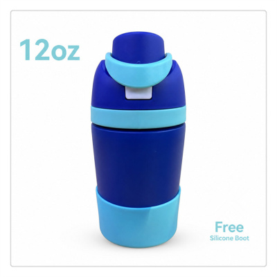 Owala Style 12oz (350ml) Food Grade Stainless Steel Double Wall Insulation Thermos Vacuum Tumbler W/Straw Free Silicone Boot Leak Proof BPA Free