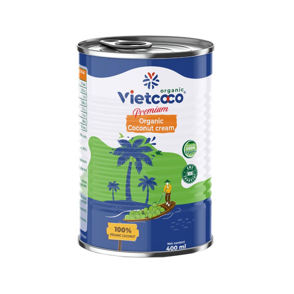 [Co.op Online] - Nước cốt dừa tươi Organic Vietcoco 400ml