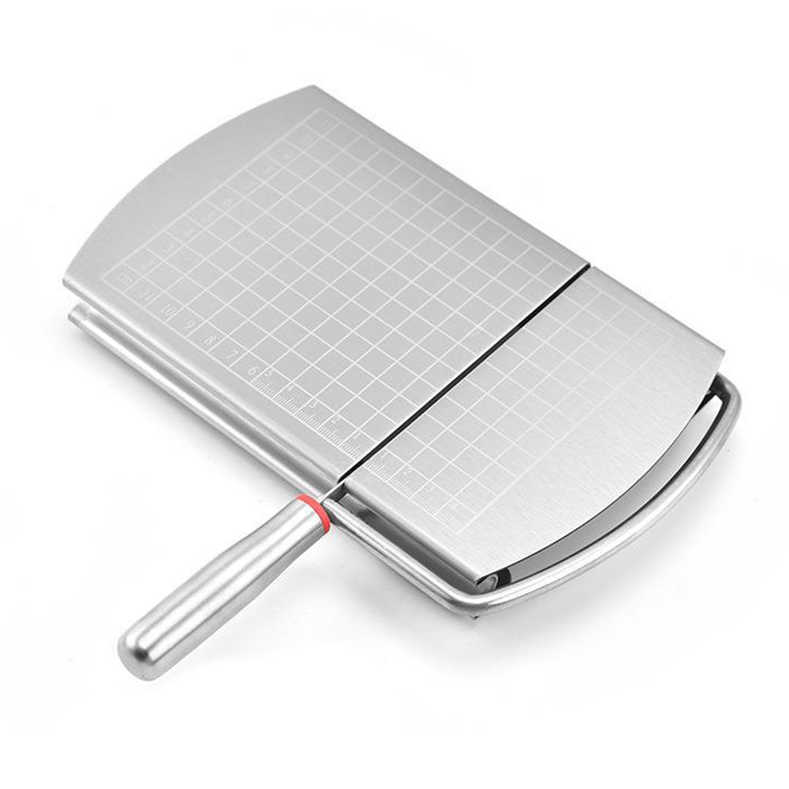 NYH | Upgraded Butter Cheese Slicer Versatile Vegetable Slicer Premium Stainless Steel Cheese Slicer Cutter Board for Easy Cutting Perfect for Cheese Butter and Vegetables Durable and Easy to Clean Kitchen