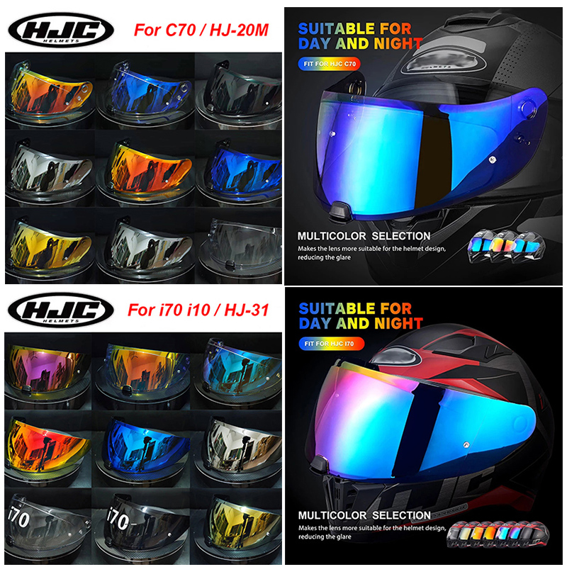 【Exclusive】 Hjc Helmet Visor Lens Cascos C70 Hj-20m Is-17 Fg-17 Fg-St I70 I10 Hj-31 Fullface Helmetm