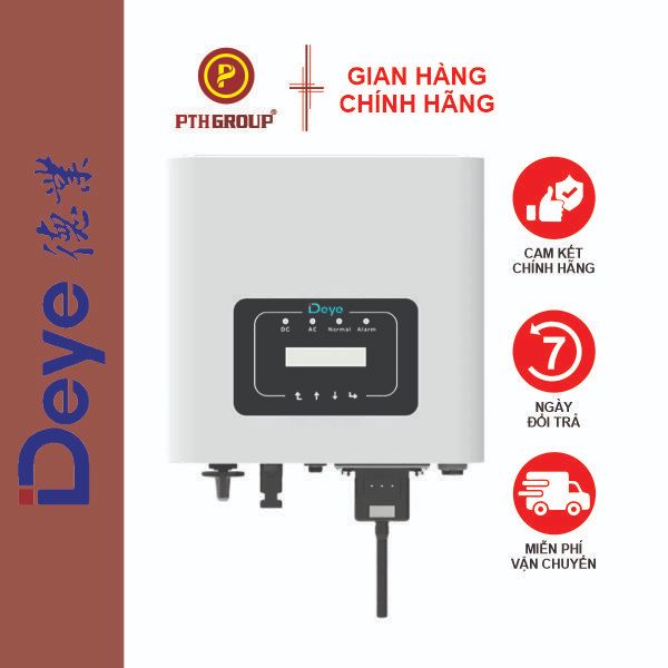 PTH GROUP Máy biến đổi tĩnh điện Inverter Deye 3Kw 1 pha | Inverter Hòa Lưới