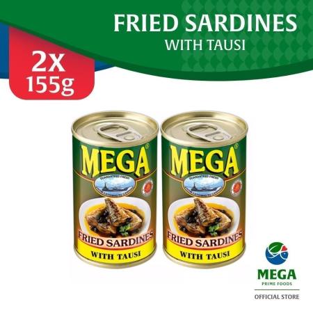 Mega Fried Sardines w/ Tausi 155g By 2's