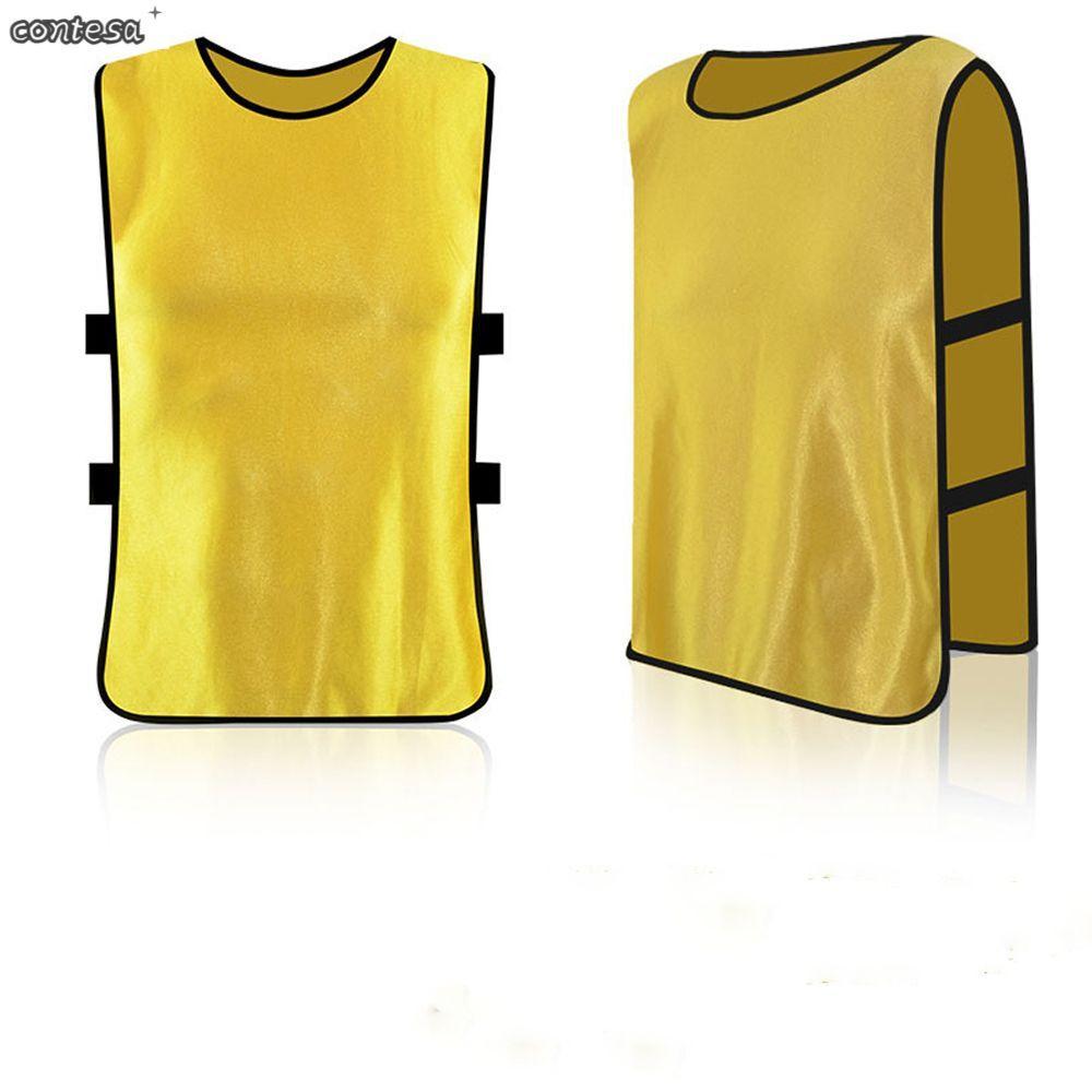 Contesa mồ hôi thoáng khí hấp thụ nhóm thể thao Nhanh chóng làm khô trẻ em bóng đá vest trẻ em vest đào tạo BIB vest đào tạo bóng đá Jersey Áo thể thao