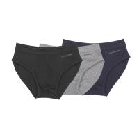 ELLE HOMME |  กางเกงในชาย ทรง BRIEF  PACK 3  100% COTTON RIB ขอบเอว SPANDEX รุ่น | KUF9999