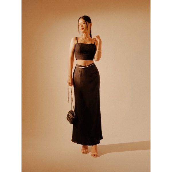 The19club - chân váy lụa tiên cá - mermaid skirt