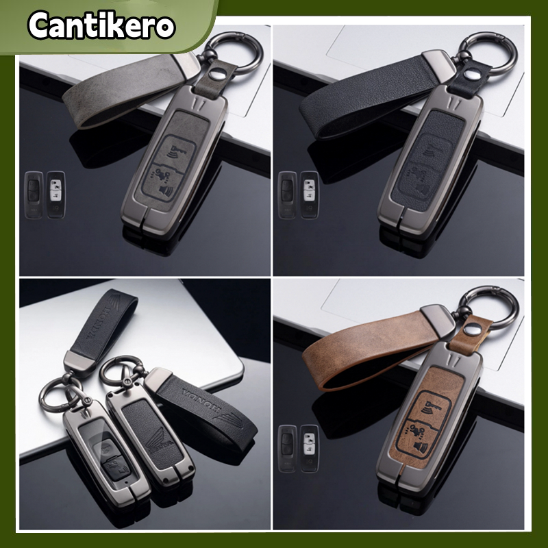 Motorcycle Leather Metal Key Case Cover /For Honda Stylo 160 Pcx 160 Adv 160/Keyless Remote Key Cover Case/New 2024 Scoopy 2023 2024 Harga 71,899 rupiah*Gratis Ongkir